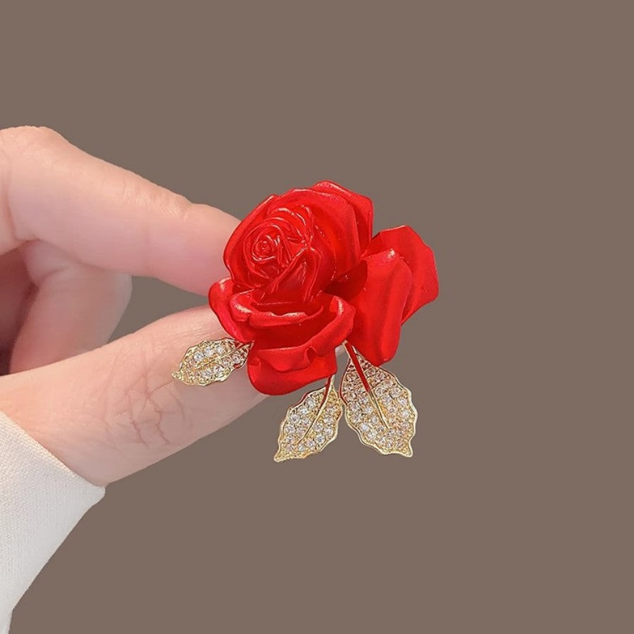 Golden Pearl Corsage Wheat Brooch Female High-grade Brooches