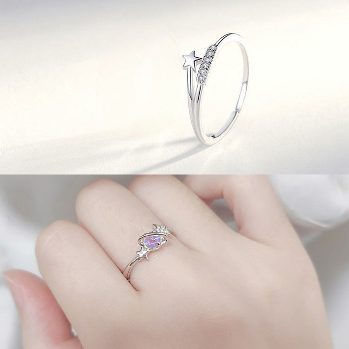 Temperament Wild Opening Adjustable Design Gift Fresh Ring