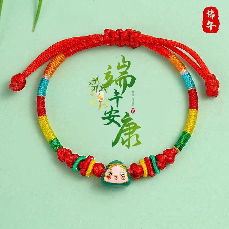 Festival Colorful Rope Ethnic Style Hand-woven Adult Small Sachet Carrying Bracelet