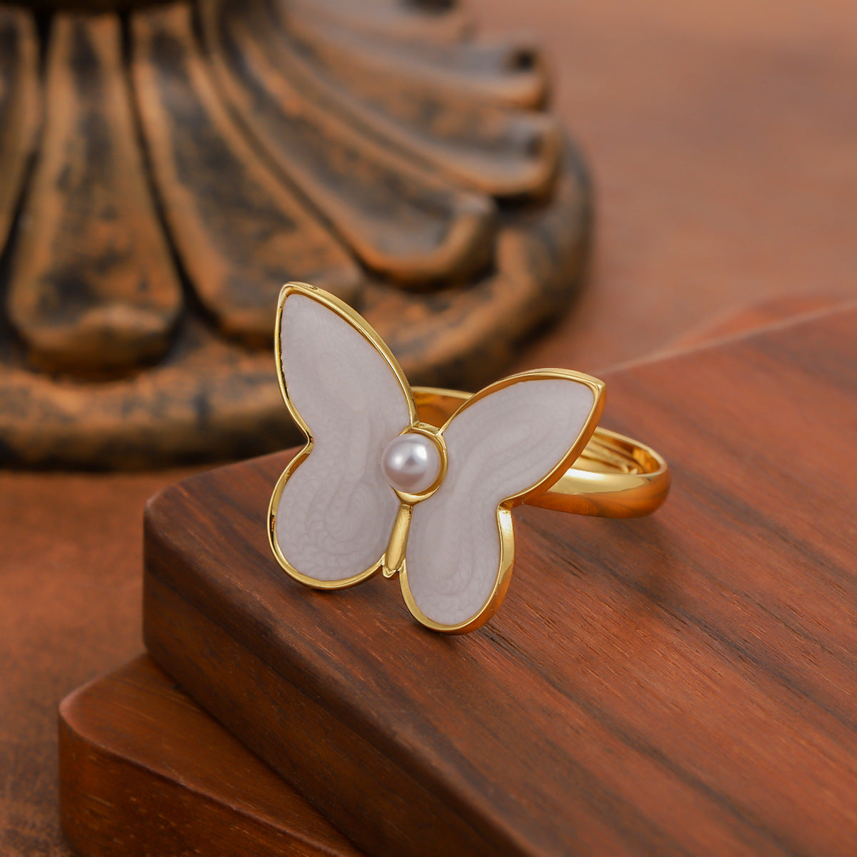 Stainless Steel Enamel Drop Oil Elegant High Sense Design Rings