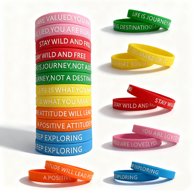 Hand Faith Inspirational Quotes Festival Theme Party Event Bracelets