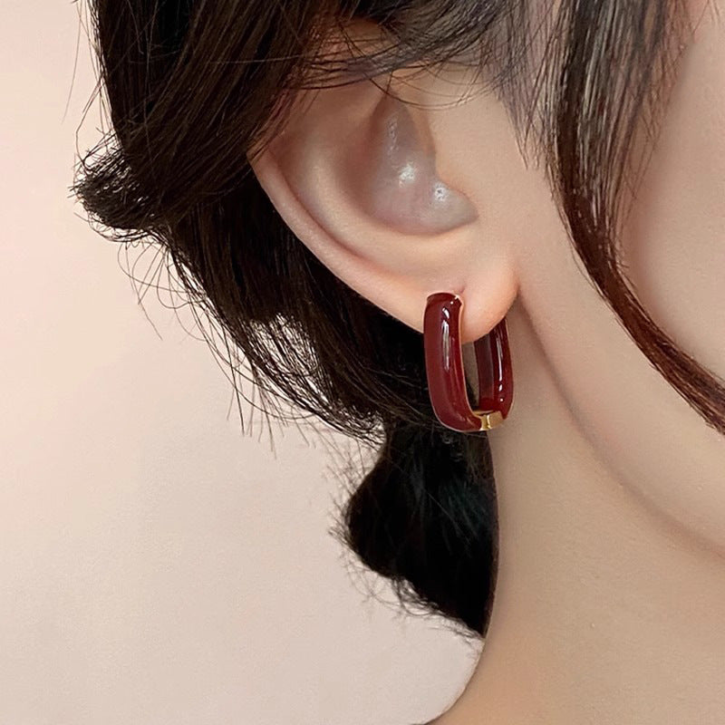 Luxury Niche Design Ear Clip Elegant Earrings