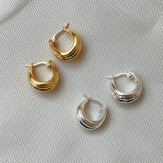 Women's Hoop High-grade Cold Temperament Niche Design Earrings