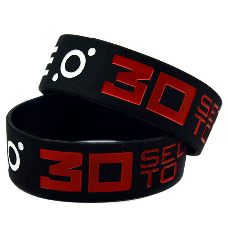 Silicone Fashion Music Hand Strap Trendy Hip Hop Bracelet