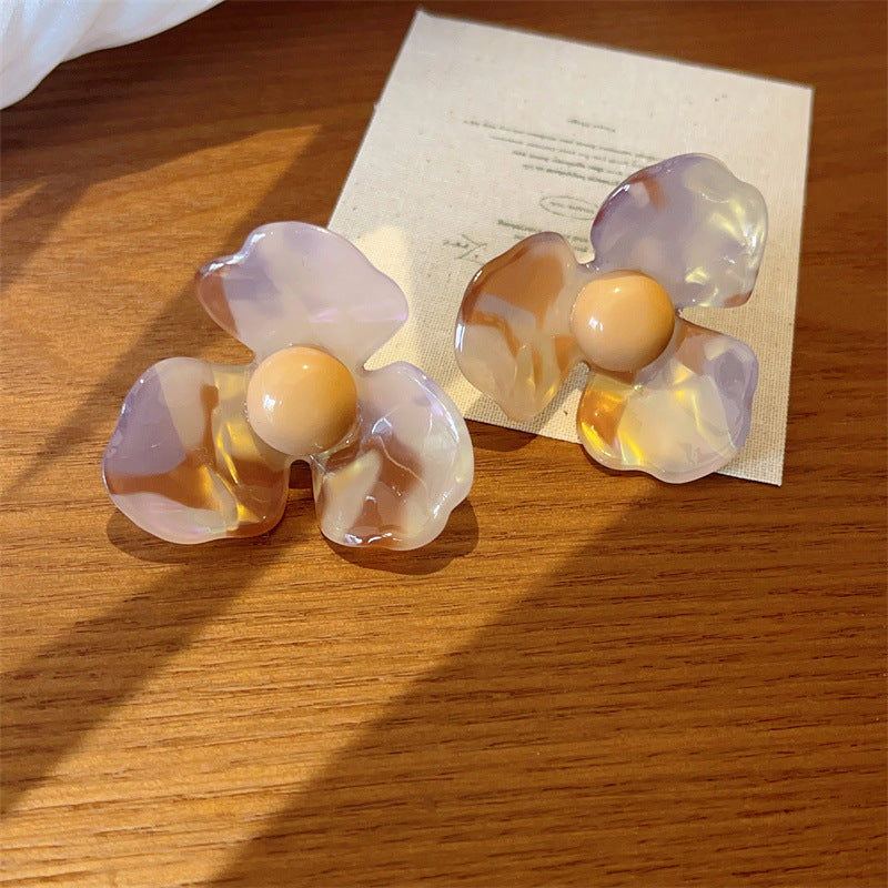 Style Fresh Magic Beads Bright Flower Fashionable Rings