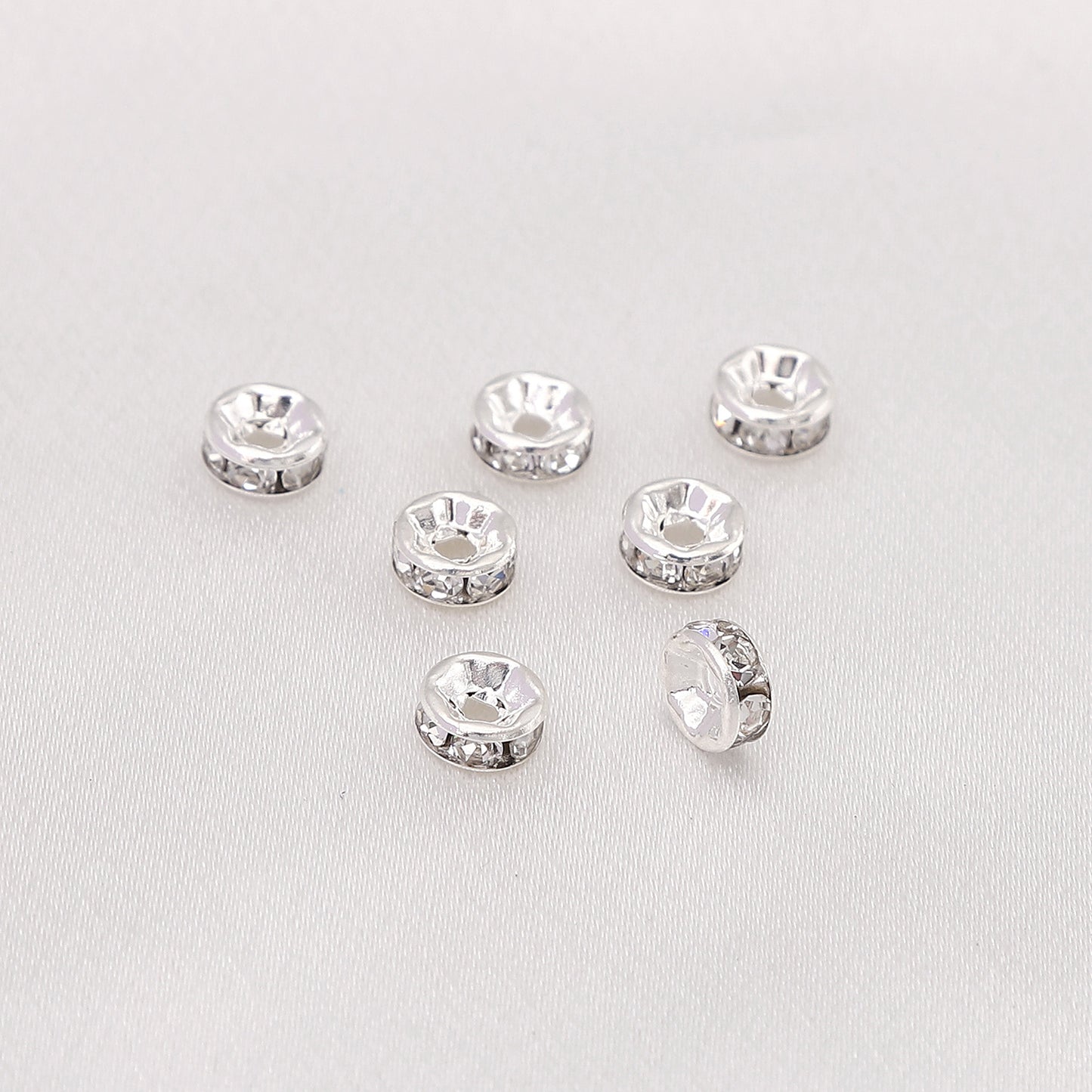 Versatile Hoop Floral Ball Separator Beads Jewelry Accessories