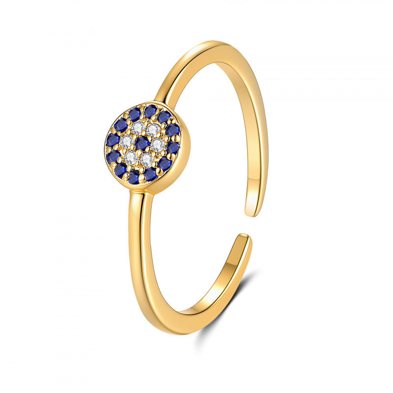 Eye Open Fashion Personality Hip Hop Ring