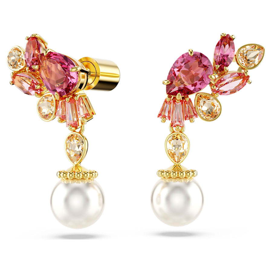 Candy Colorful Female Austrian Crystal Contrast Earrings