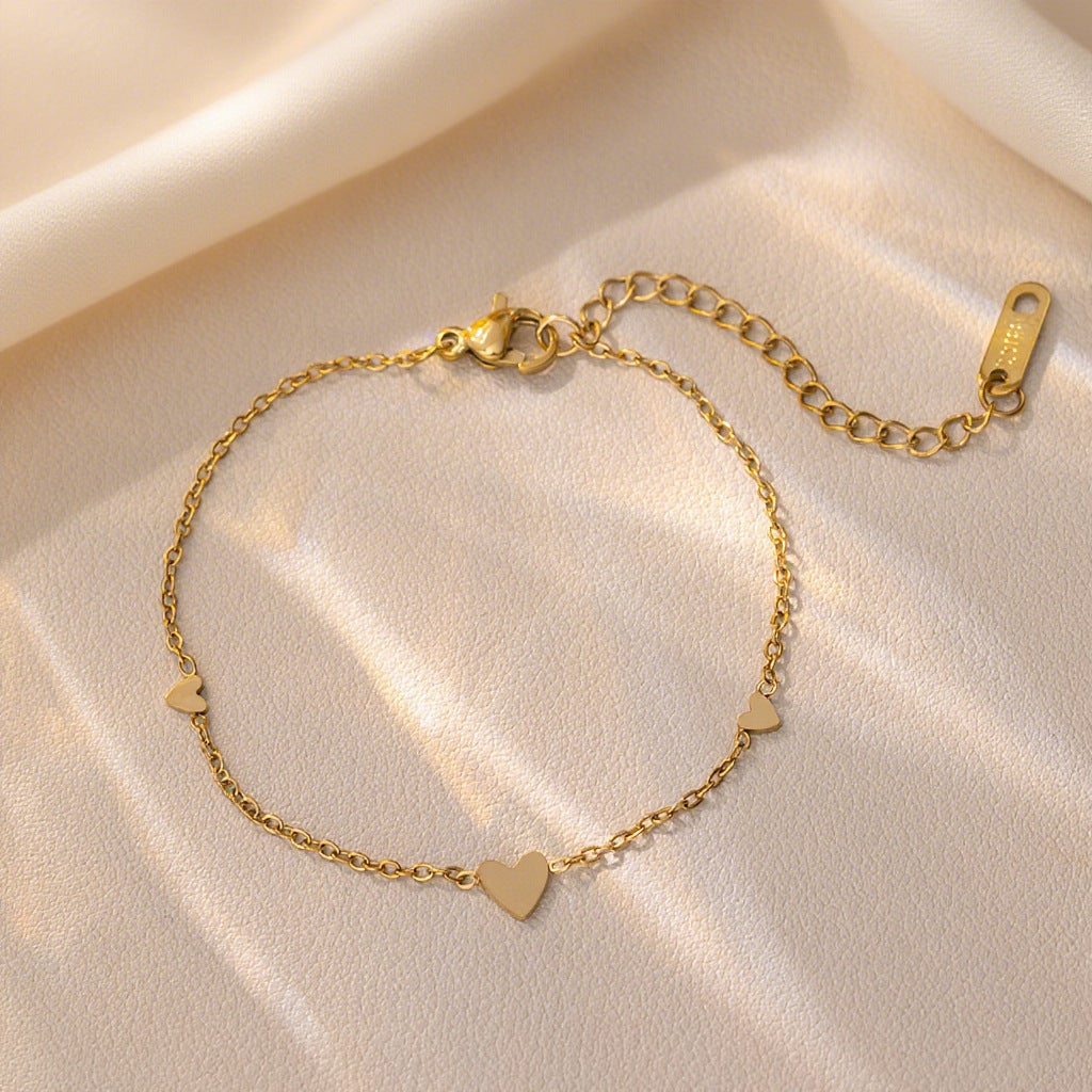 Women's Commuter Titanium Steel Light Luxury Couple Bracelets
