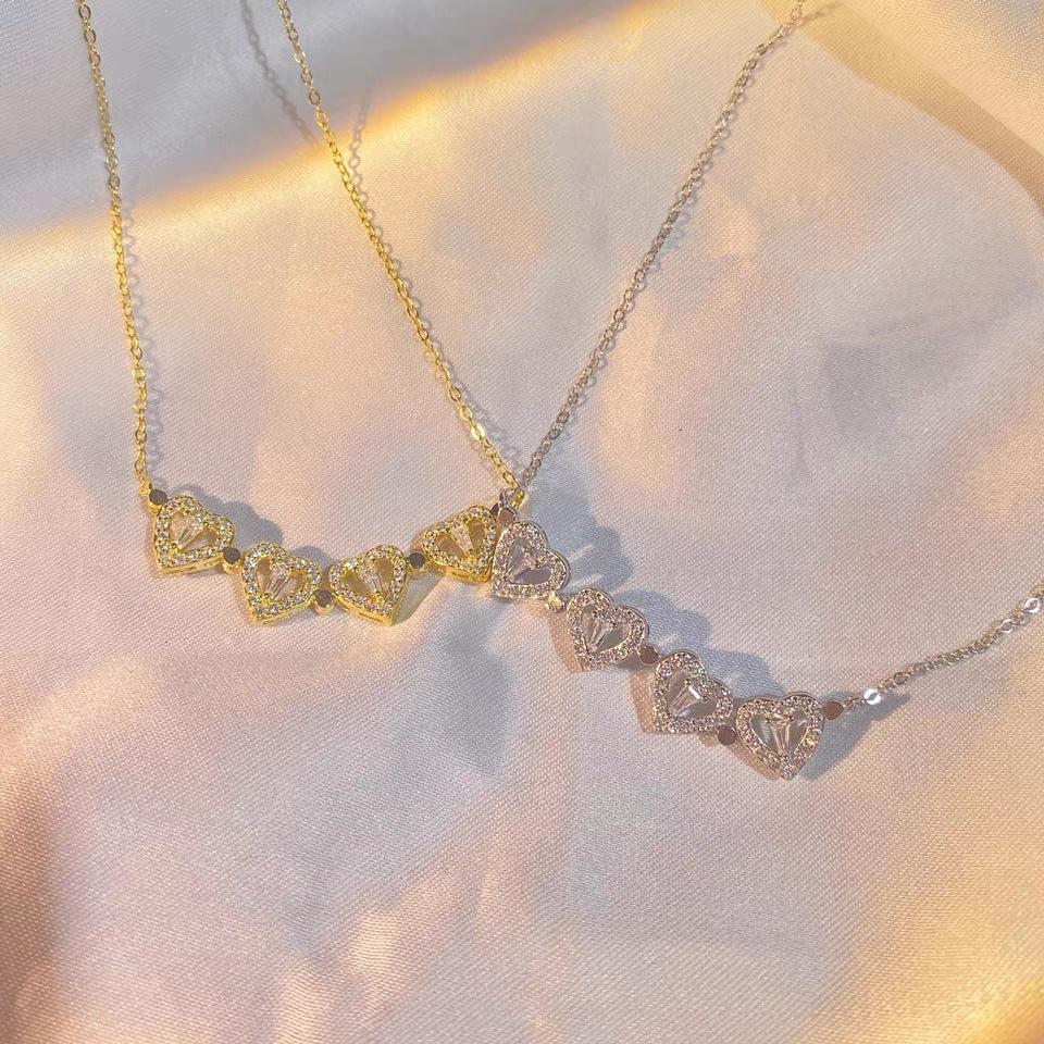 Love Clover Female Clavicle Chain Cold Necklace