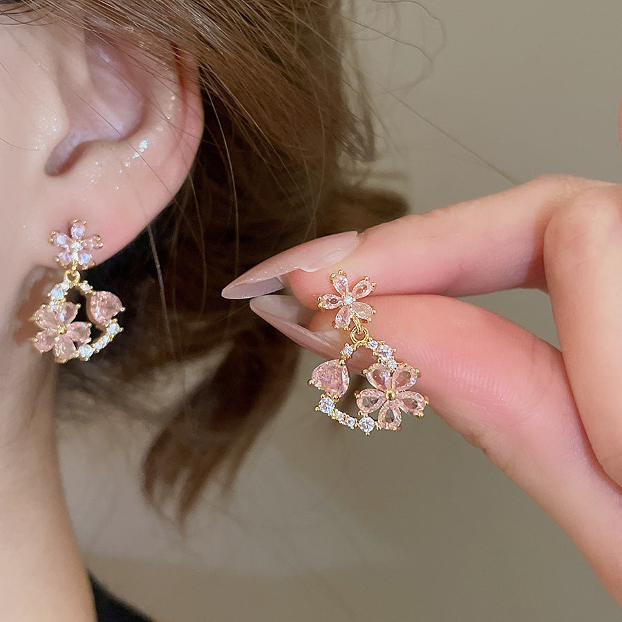 Tassel Ear Clip Vintage Court Style Rings