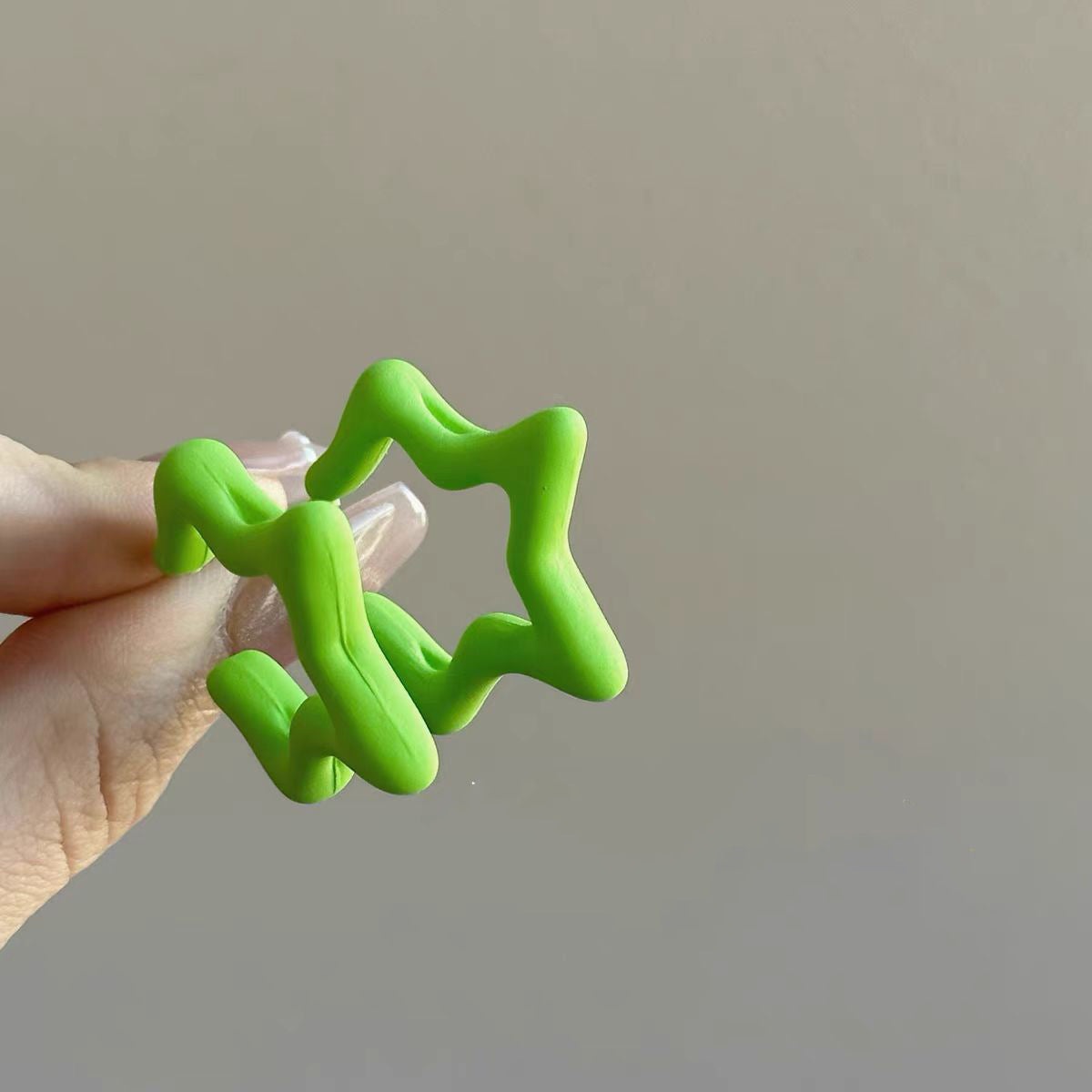Pentagram Dopamine Design Sense Ear Fresh Rings