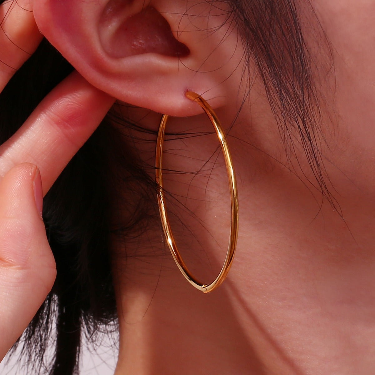 Women's Fashion Simple Niche Personality Stainless Steel Earrings