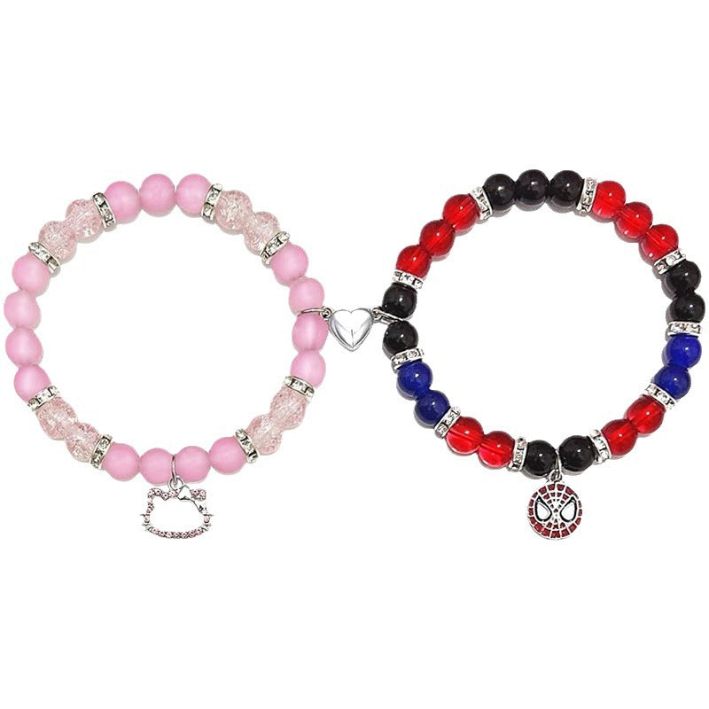 Women's & Men's Friendship Couple Halloween Birthday Gifts For Bracelet