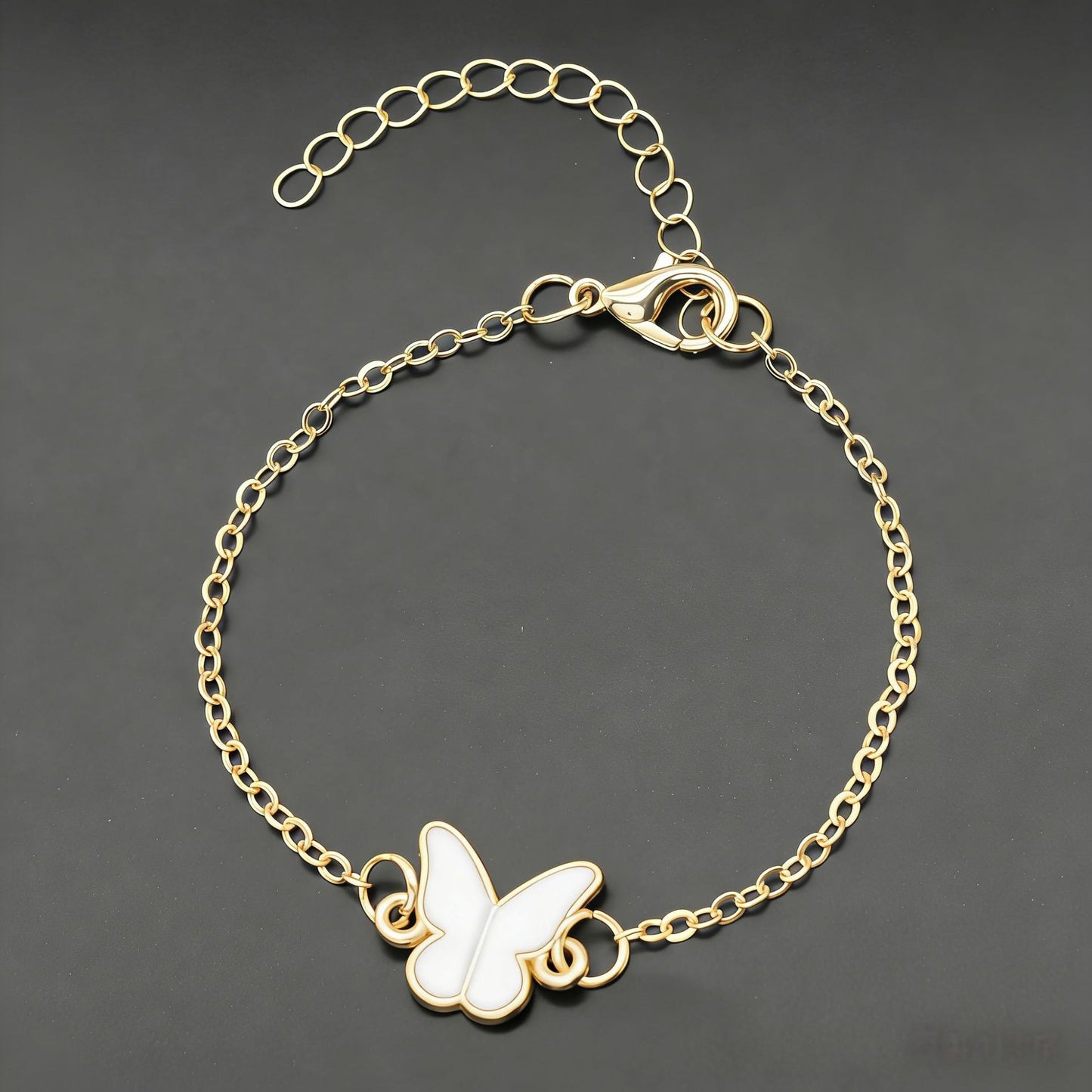 Women's Korean Style Butterfly Simple Versatile Chain Bracelet