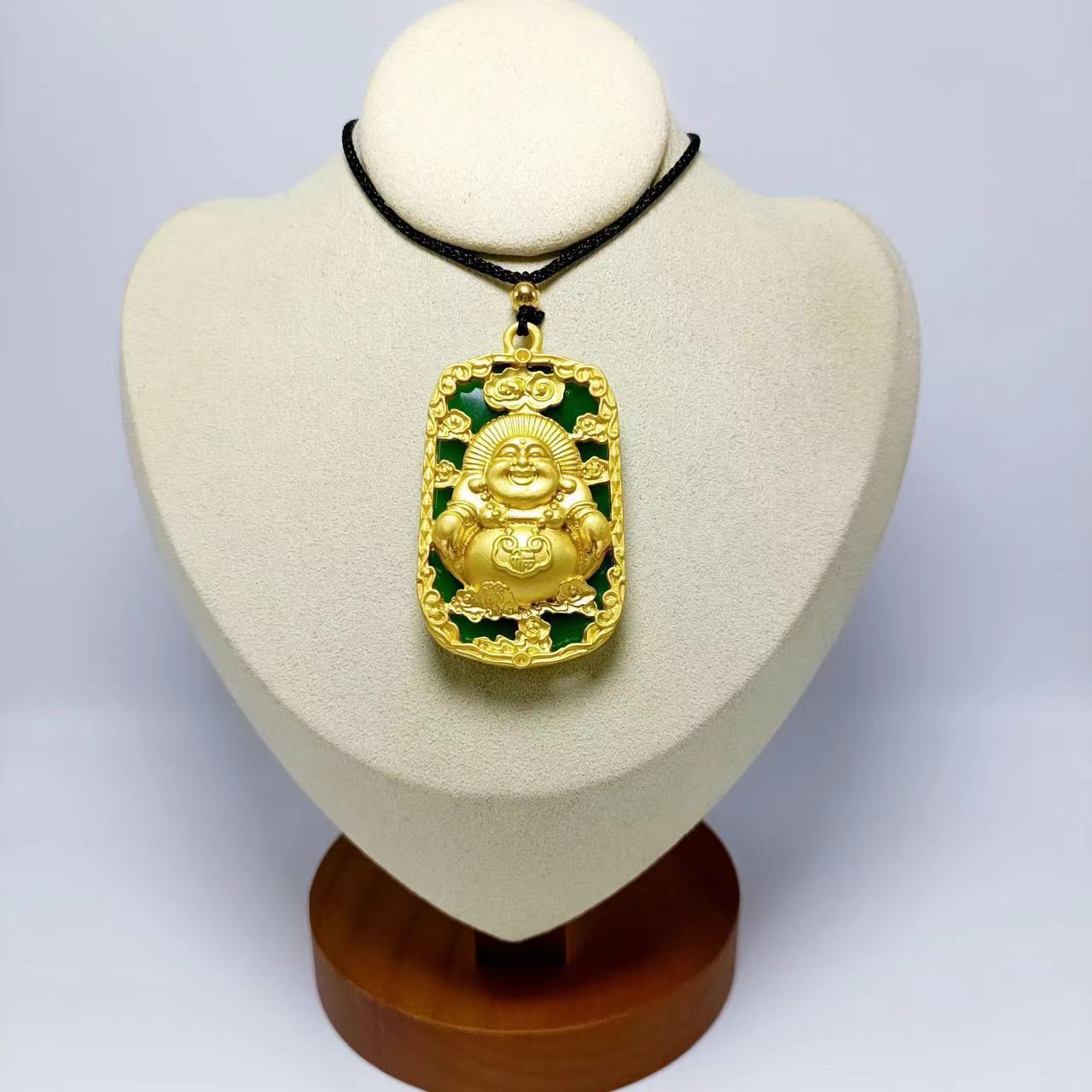 Alloy Dragon Phoenix Avalokitesvara Buddha Gold-plated Pendants