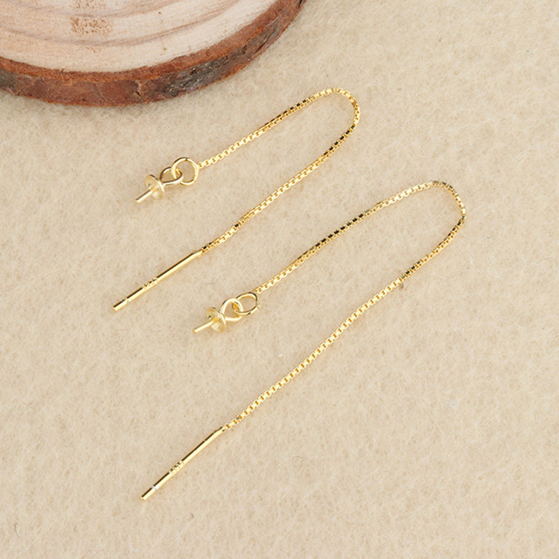 Support Box Chain Copper With Cross Ear Line