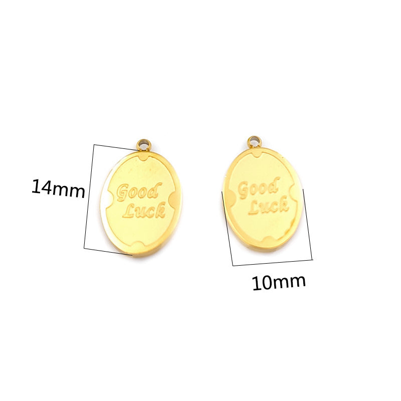 Stainless Steel Titanium Vacuum Hanging Gold-plated Color Retaining Pendants