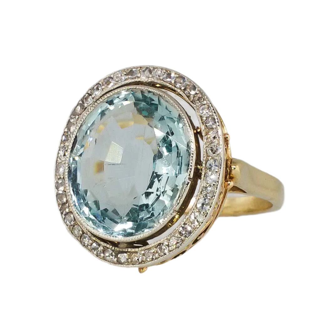 Luxury Mopping Pad Gem Creative Egg-shaped Texture Live Ring