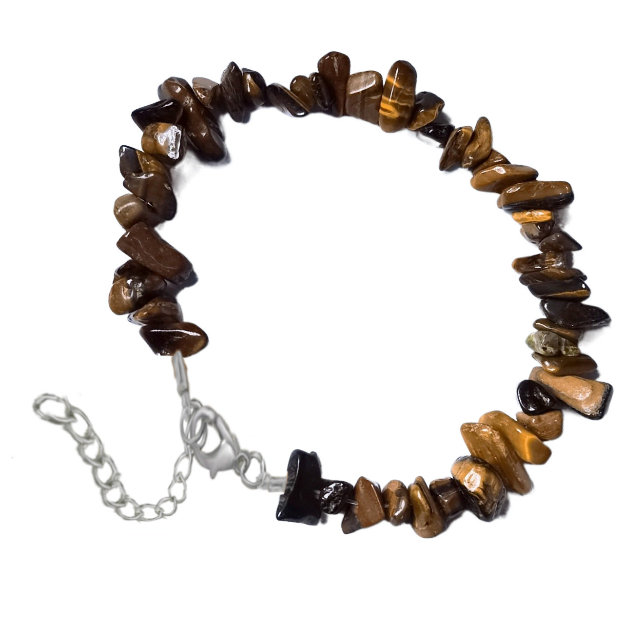 Natural Crystal Agate Gravel Irregular Stone Lobster Bracelet