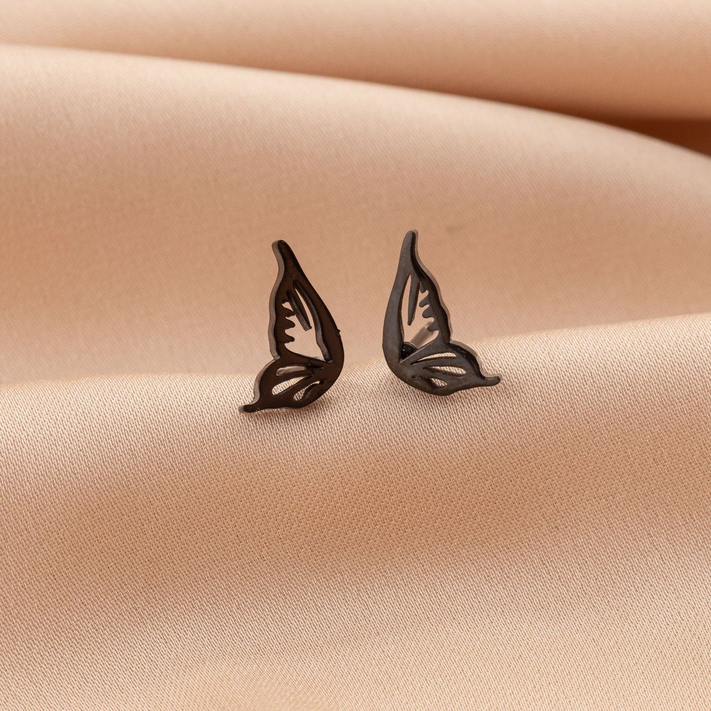 Small Animal Cute Butterfly Rabbit Asymmetric Earrings