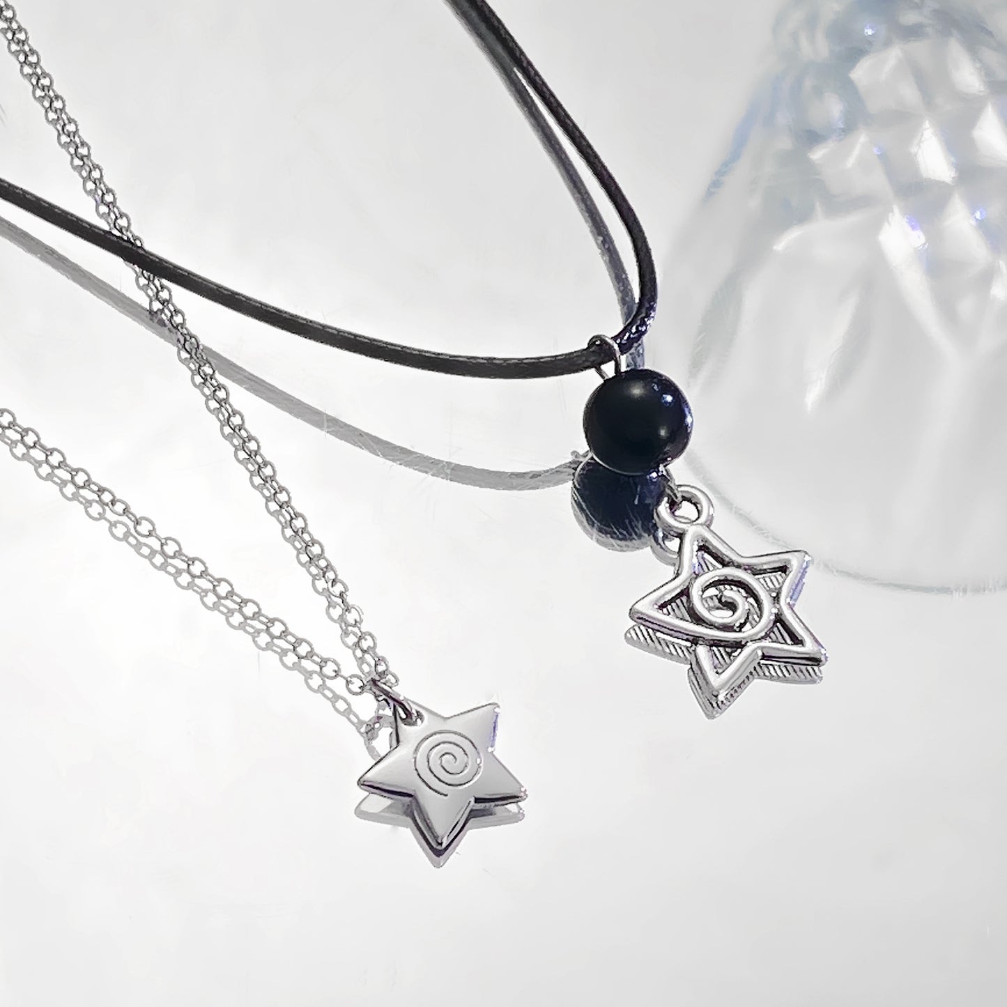 Hop Niche Retro Simple Vortex Pentagram Necklaces