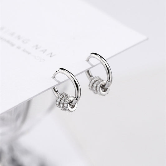 Women's Clip Small Circle Fashionable High-grade Simple Cold Style Ear Buckle