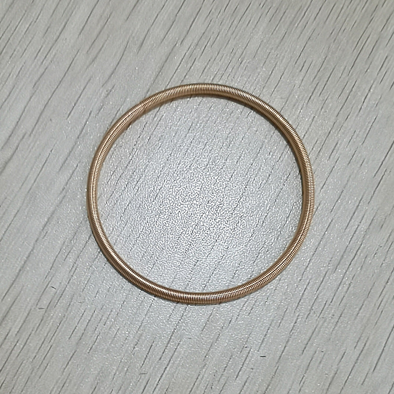 Spring Coil Screw Head Can Be Random Carbon Bracelet