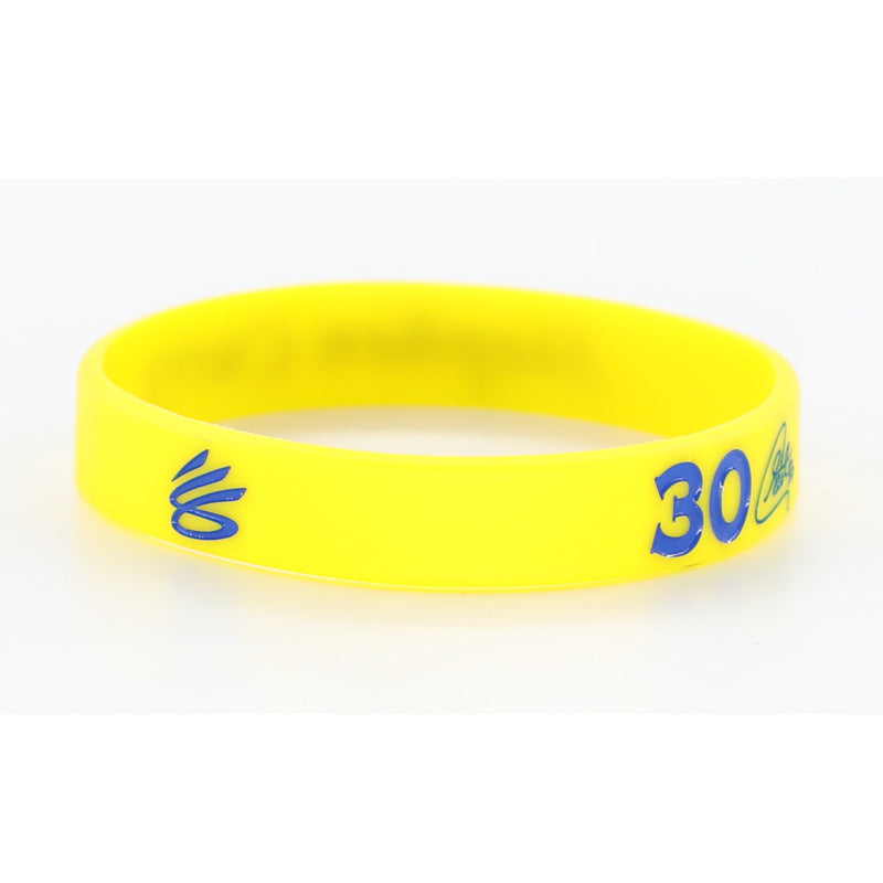 Basketball Silicone Rubber James Curry Harden Durant Bracelet