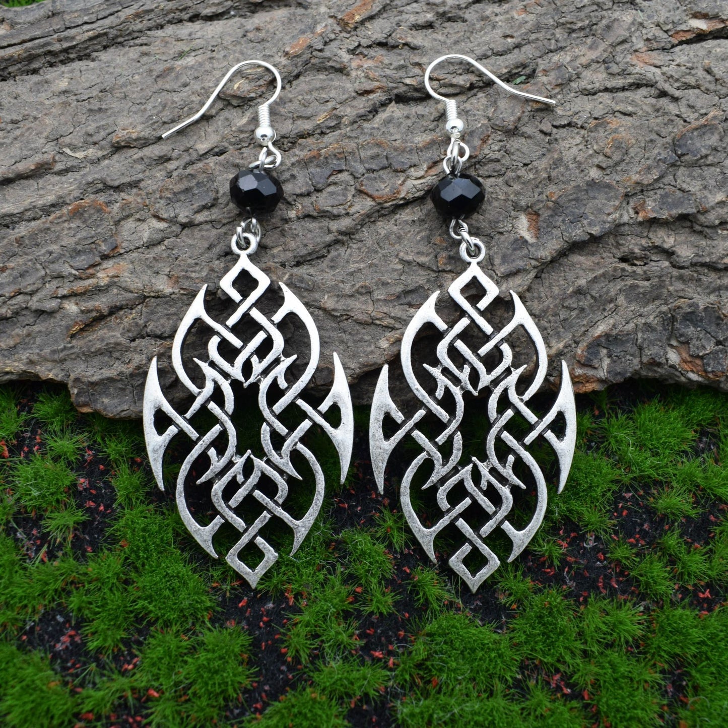 Vintage Viking Alloy Hollow Celtic Birthday Gift For Earrings