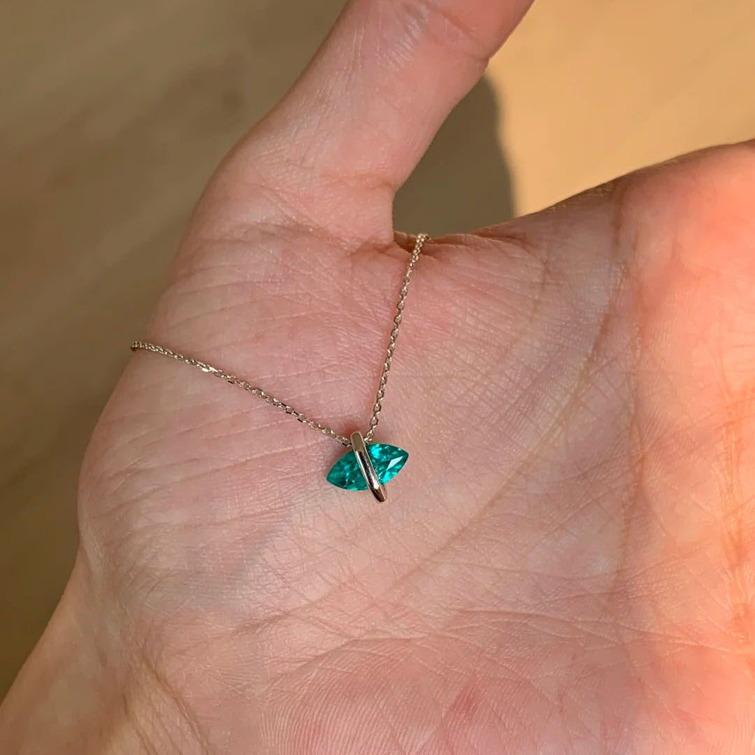 Women's Diamond Horse Eye Simple Unique Elegant Exquisite Necklace