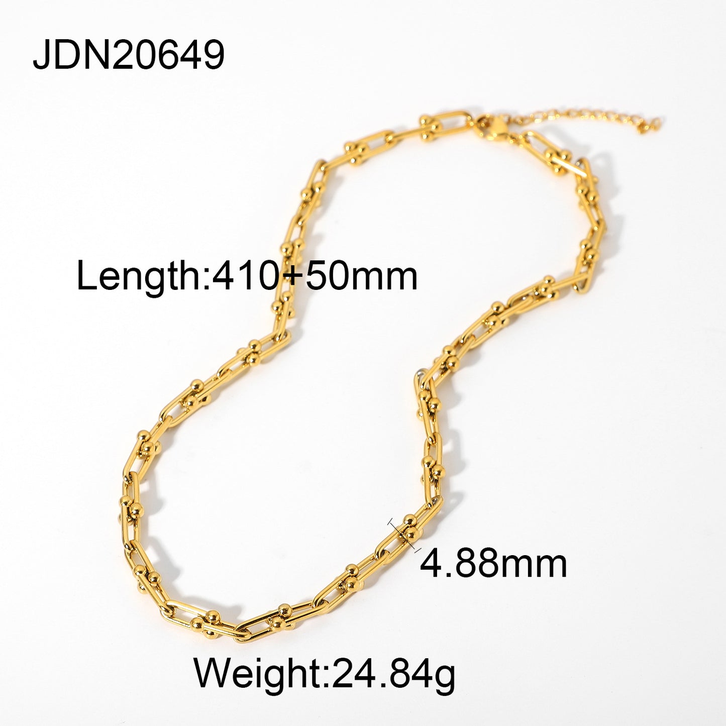 Gold-plated Stainless Steel Light Luxury Cold Necklaces