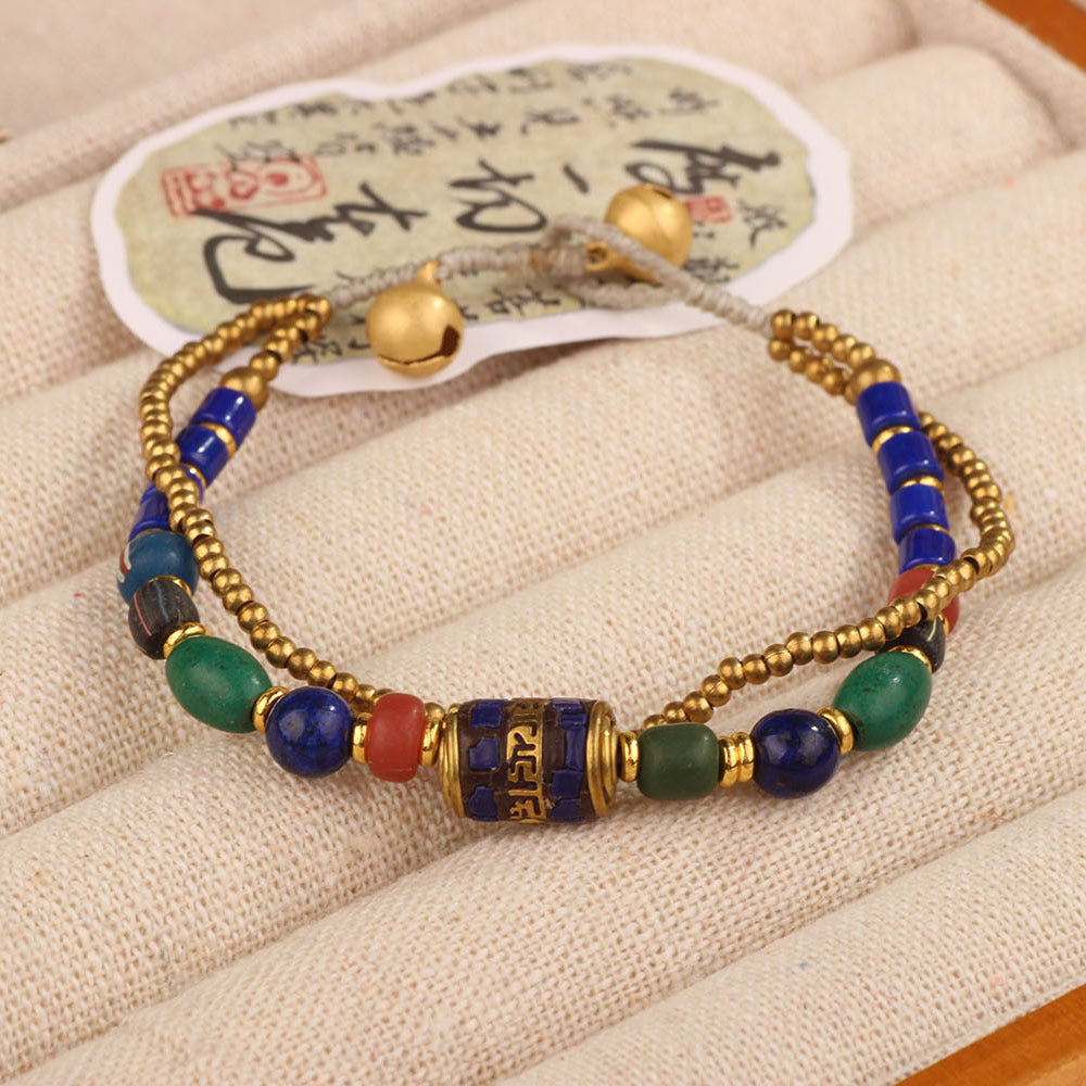 Vintage Nepal Woven Hand Strap Tibetan Bracelets