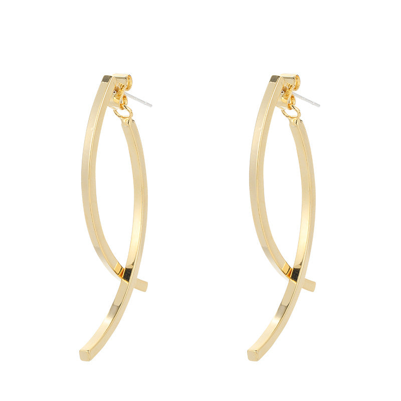 Unique Fashionable Temperament Niche Personality Design Earrings