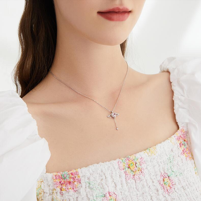 Luxury Angel Birthday Gift Valentine's Day For Necklace