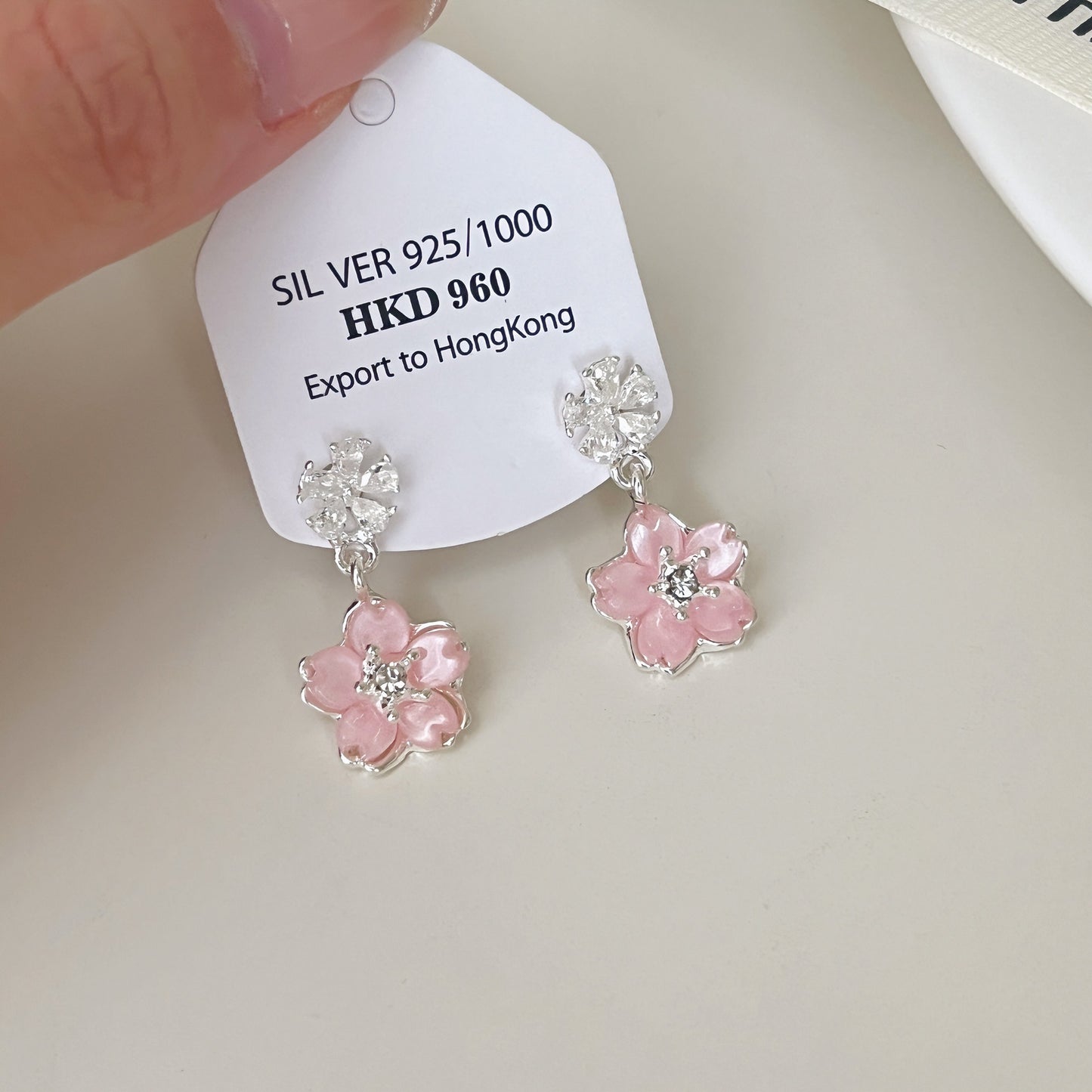 Cherry Blossom Diamond Exquisite Sweet Girly Rings