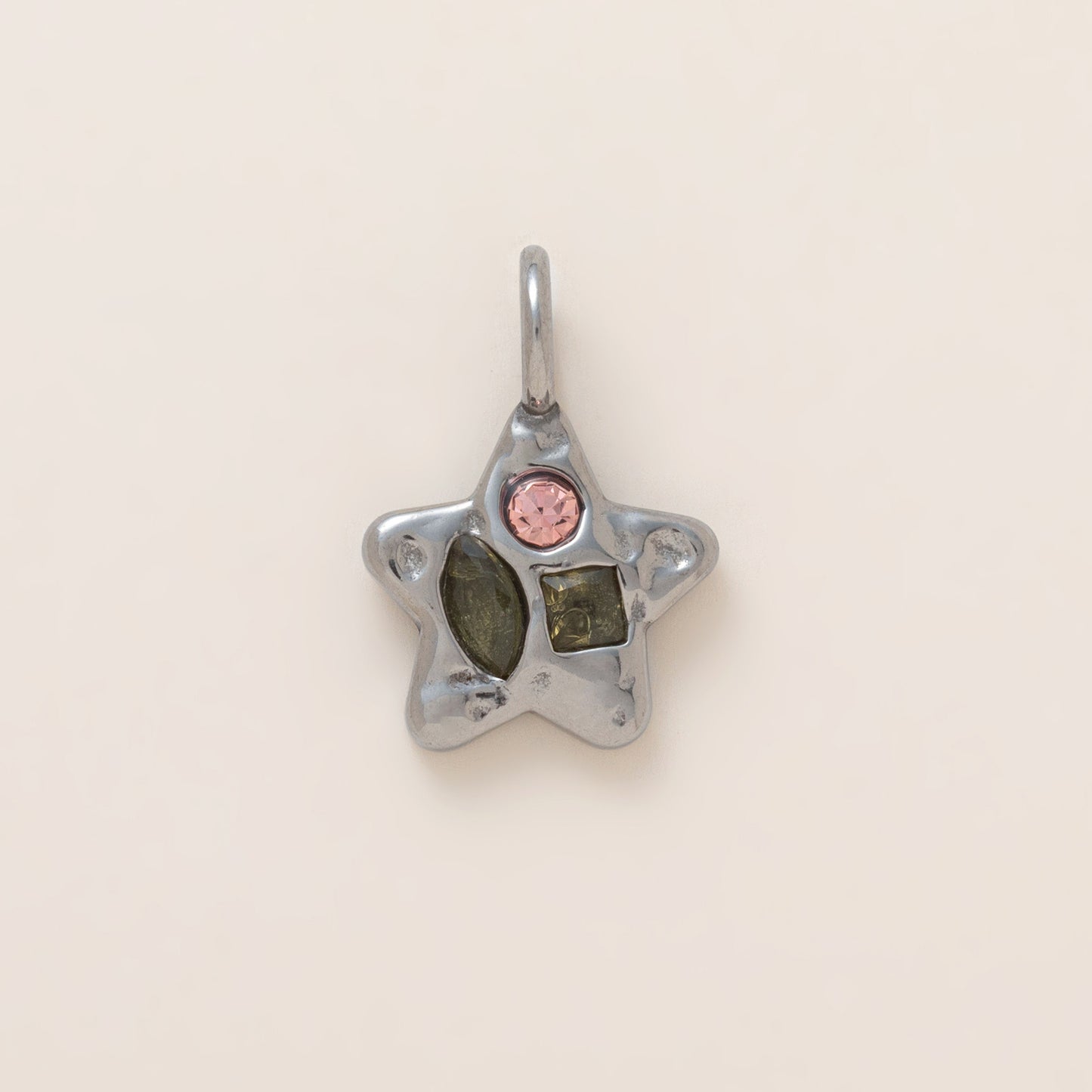 Stainless Steel Jeweled Furnace Vacuum Electroplating Necklaces