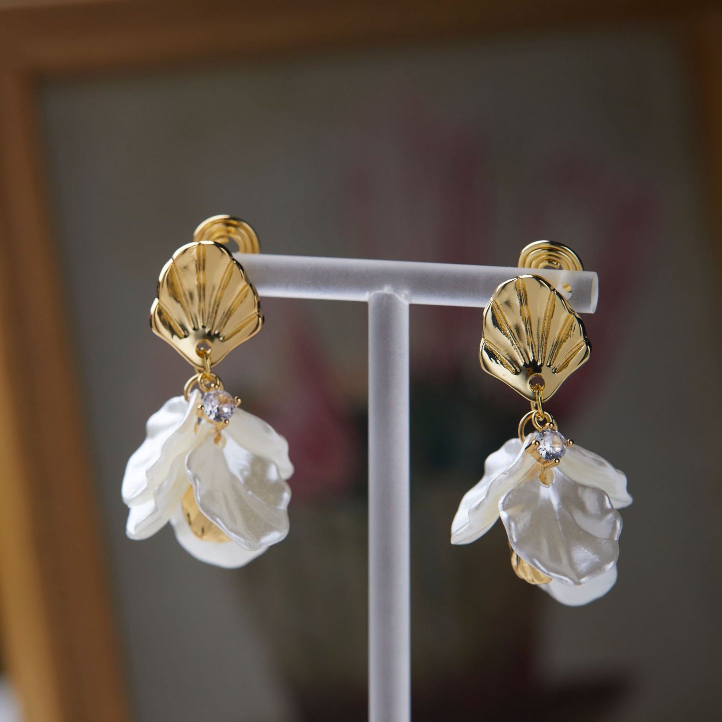 Summer Female Niche Unique Gentle Temperament High Stud Earrings