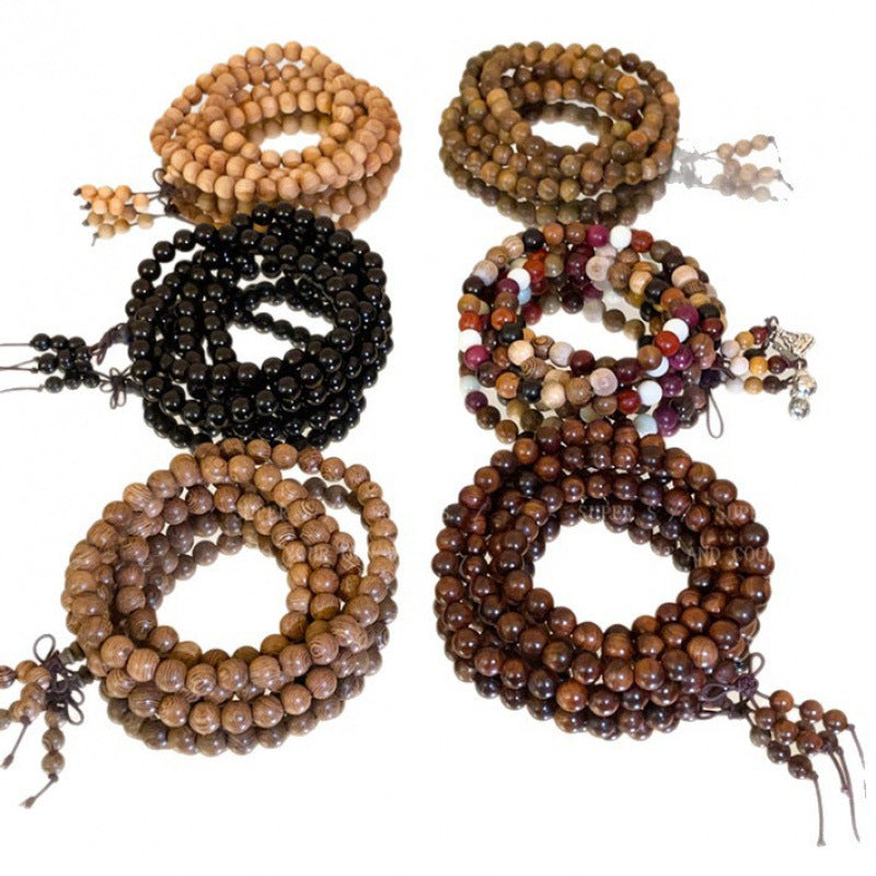 Green Sandalwood Amusement Article Beads Purple Bracelets