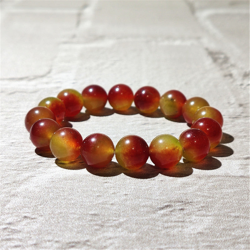 Women's Chalcedony Two-color Crystal Ethnic Style Couple Bracelet