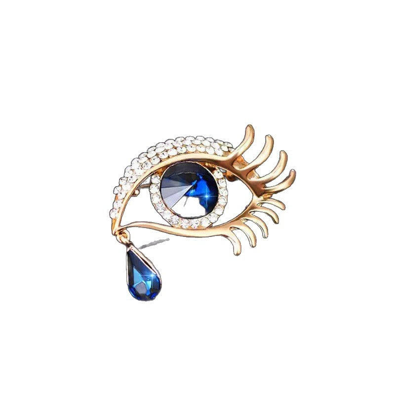 Angel Tears Brooch Female Crystal Drop Brooches