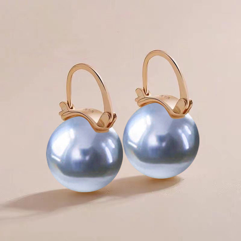 Shell Pearl Parvenu Gold Imitation White Rings