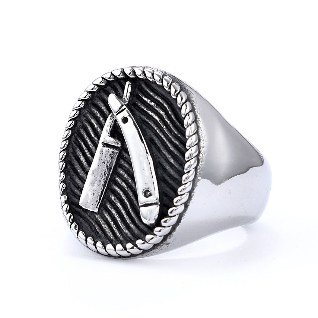 Attractive Stylish Creative Personality Best-selling Razor Rings