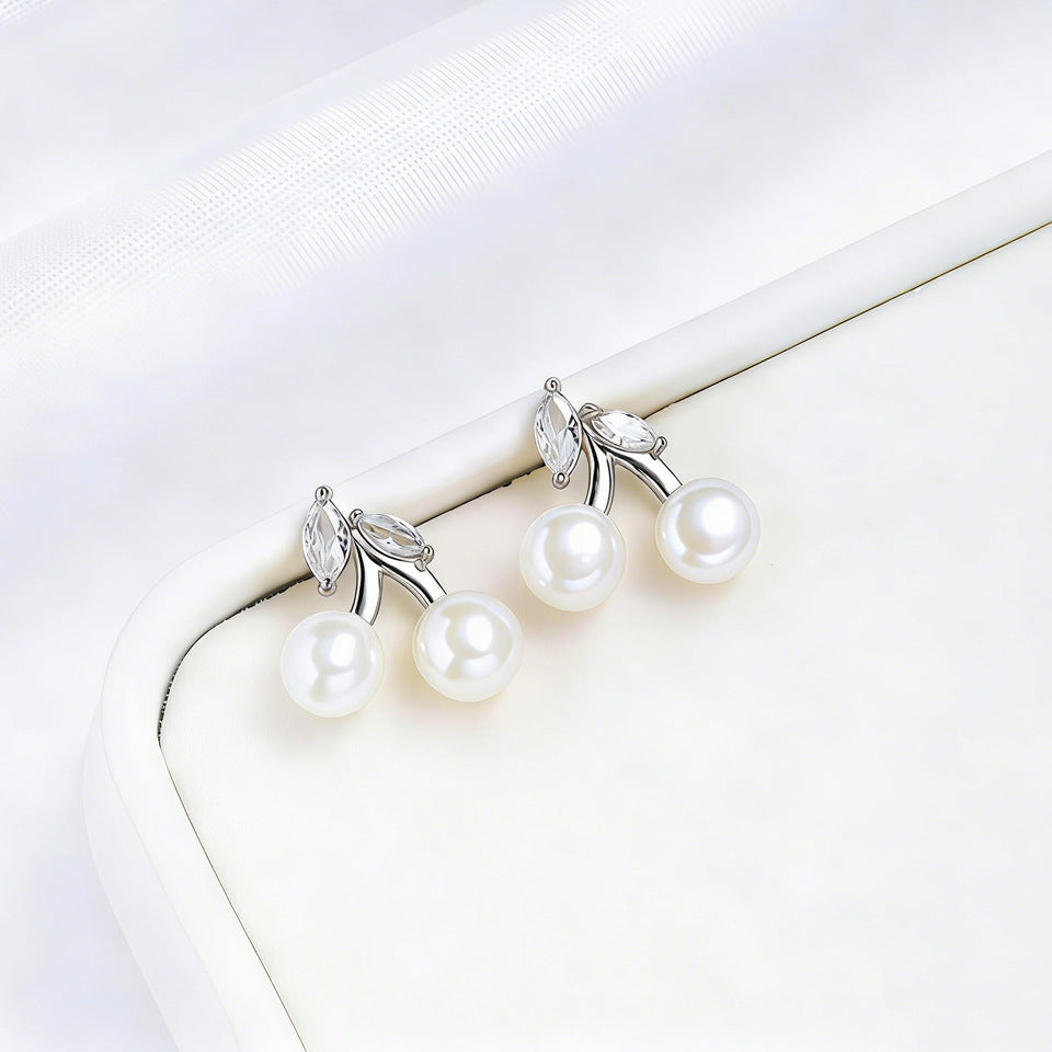 Pearl Ear Love High Sense Simple Temperament Stud Earrings