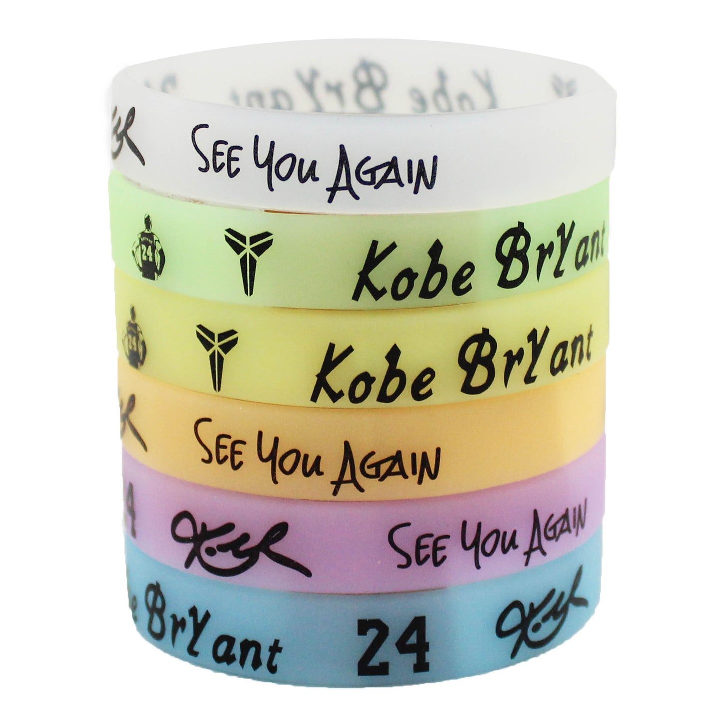 Silk Screen Basketball Silicone Sports Curry James Bracelet