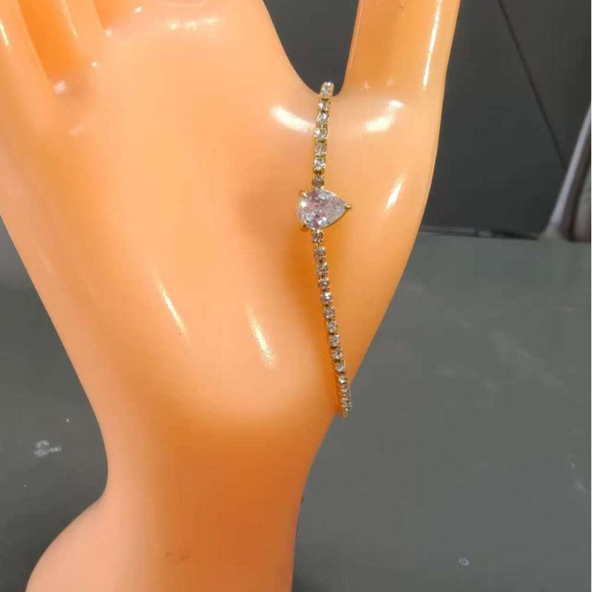 Zircon Tennis Chain Light Luxury Cold Style Girlfriends Full Diamond Bracelets
