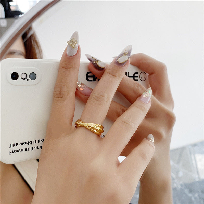 Women's Show Temperamental Cold Style Personality Fashion Retro Temperament Rings