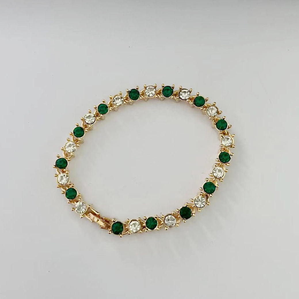 Women's Style Simple Color Diamond Light Luxury Bracelet