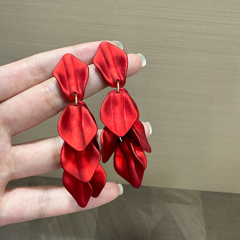 Super Fairy Mori Style Atmosphere Simple Earrings