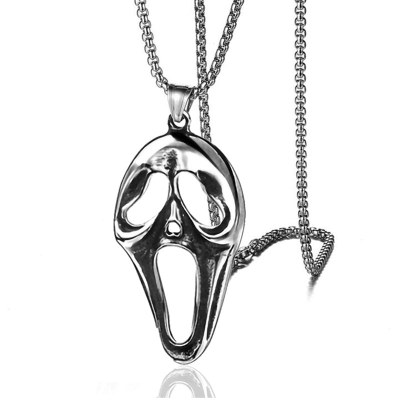 Men's Stainless Steel Hip Hop Cool Cross Trendy Clavicle Necklaces